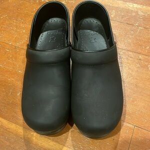 Dansko Shoes Professional Clogs Black Oiled Leather
